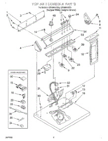 02 - Section parts for Whirlpool Dryer GEQ8858HZ0 from AppliancePartsPros.com