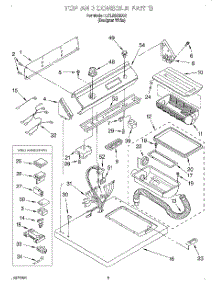 02 - Top And Console, Optional parts for Whirlpool Dryer LGL8858EQ2 from AppliancePartsPros.com