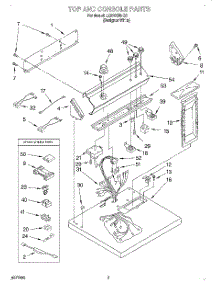 02 - Section parts for Whirlpool Dryer LEN1000HQ0 from AppliancePartsPros.com