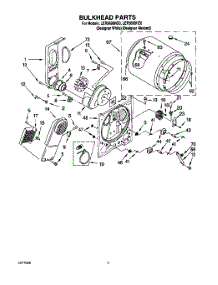 03 - Section parts for Whirlpool Dryer LER5600HZ0 from AppliancePartsPros.com