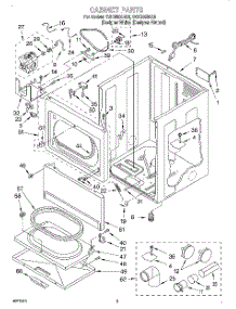 02 - Cabinet, Optional parts for Whirlpool Dryer GGC9858HQ0 from AppliancePartsPros.com