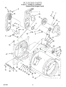 03 - Bulkhead parts for Whirlpool Dryer LGQ8858HQ0 from AppliancePartsPros.com