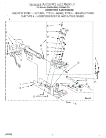 04 - 3402844 Burner Assembly parts for Whirlpool Dryer GGQ8858HQ0 from AppliancePartsPros.com