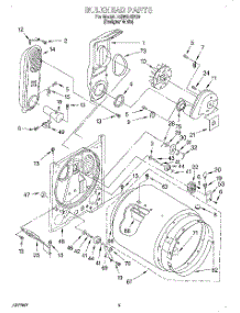 03 - Bulkhead parts for Whirlpool Dryer LGR5848EQ6 from AppliancePartsPros.com