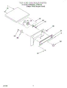 03 - Section parts for Whirlpool Dryer LDR3822DZ2 from AppliancePartsPros.com
