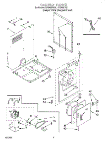 02 - Section parts for Whirlpool Dryer LDR3822DQ2 from AppliancePartsPros.com