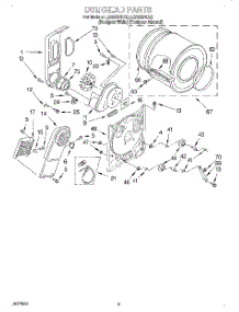 03 - Section parts for Whirlpool Dryer LER3624DZ2 from AppliancePartsPros.com