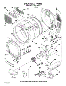03 - Bulkhead Parts parts for Whirlpool Dryer 3LCED9100WQ1 from AppliancePartsPros.com