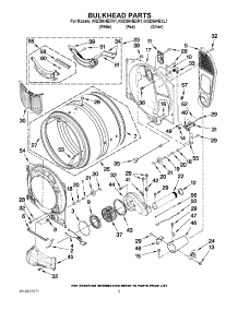03 - Bulkhead Parts parts for Whirlpool Dryer WGD94HEXW1 from AppliancePartsPros.com