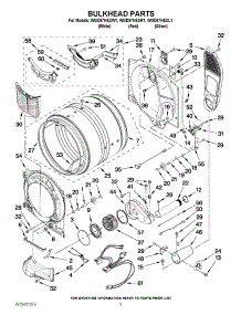 03 - Bulkhead Parts parts for Whirlpool Dryer WGD97HEXL1 from AppliancePartsPros.com