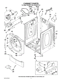 02 - Cabinet Parts parts for Whirlpool Dryer WGD9371YL0 from AppliancePartsPros.com