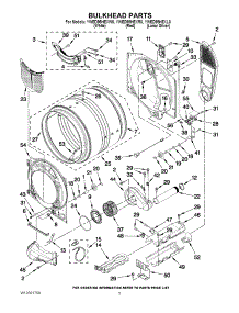 03 - Bulkhead Parts parts for Whirlpool Dryer YWED95HEXR0 from AppliancePartsPros.com