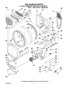 03 - Bulkhead Parts parts for Whirlpool Dryer WGD9750WW1 from AppliancePartsPros.com