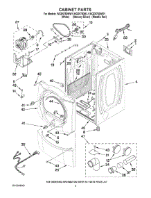 02 - Cabinet Parts parts for Whirlpool Dryer WGD9750WL1 from AppliancePartsPros.com