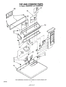 04 - Top And Console parts for Whirlpool Dryer LE5800XKW0 from AppliancePartsPros.com