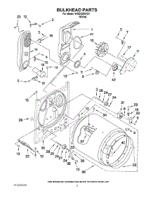 03 - Bulkhead Parts parts for Whirlpool Dryer WGD5200VQ1 from AppliancePartsPros.com