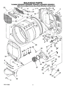 03 - Bulkhead Parts parts for Whirlpool Dryer WGD9400SU0 from AppliancePartsPros.com