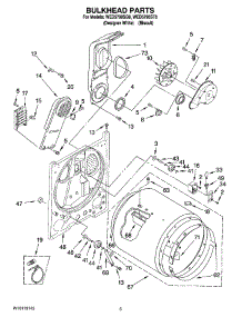 03 - Bulkhead Parts, Optional Parts (Not Included) parts for Whirlpool Dryer WED5790SQ0 from AppliancePartsPros.com