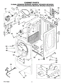 02 - Cabinet Parts parts for Whirlpool Dryer WED9400ST0 from AppliancePartsPros.com
