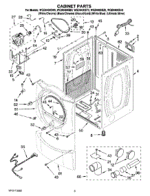 02 - Cabinet Parts parts for Whirlpool Dryer WGD9400ST0 from AppliancePartsPros.com
