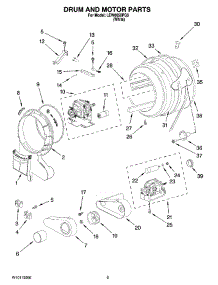 03 - Drum And Motor Parts, Optional Parts (Not Included) parts for Whirlpool Dryer LEW0050PQ3 from AppliancePartsPros.com