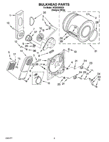 03 - Bulkhead Parts, Optional Parts (Not Included) parts for Whirlpool Dryer WED5590SQ0 from AppliancePartsPros.com