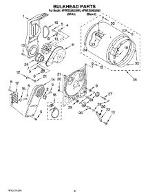03 - Bulkhead Parts, Optional Parts (Not Included) parts for Whirlpool Dryer 4PWED5905SG0 from AppliancePartsPros.com