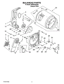 03 - Bulkhead Parts, Optional Parts (Not Included) parts for Whirlpool Dryer 3HWED5205SQ0 from AppliancePartsPros.com
