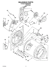 03 - Bulkhead Parts, Optional Parts (Not Included) parts for Whirlpool Dryer WED5830SW0 from AppliancePartsPros.com