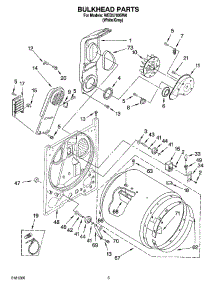 03 - Bulkhead Parts, Optional Parts (Not Included) parts for Whirlpool Dryer WED5700SW0 from AppliancePartsPros.com