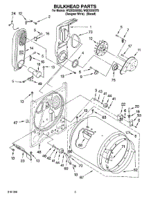 03 - Bulkhead Parts parts for Whirlpool Dryer WGD5550ST0 from AppliancePartsPros.com
