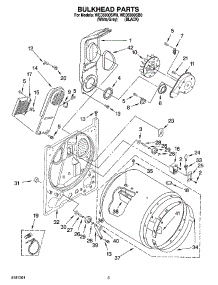 03 - Bulkhead Parts, Optional Parts (Not Included) parts for Whirlpool Dryer WED5900SB0 from AppliancePartsPros.com