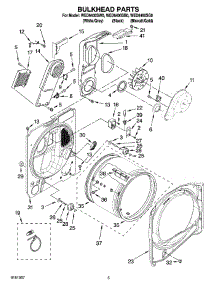 03 - Bulkhead Parts, Optional Parts (Not Included) parts for Whirlpool Dryer WED6400SW0 from AppliancePartsPros.com