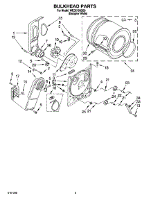 03 - Bulkhead Parts, Optional Parts (Not Included) parts for Whirlpool Dryer WED5100SQ0 from AppliancePartsPros.com