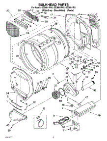 03 - Bulkhead Parts, Optional Parts (Not Included) parts for Whirlpool Dryer GEQ8811PW1 from AppliancePartsPros.com