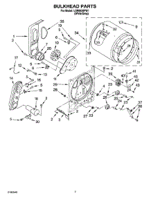 04 - Bulkhead Parts, Optional Parts (Not Included) parts for Whirlpool Dryer LGR6636PW1 from AppliancePartsPros.com