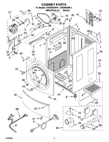02 - Cabinet Parts parts for Whirlpool Dryer YGEW9250PW1 from AppliancePartsPros.com
