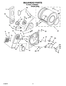 03 - Bulkhead Parts, Optional Parts (Not Included) parts for Whirlpool Dryer LEV4634PQ1 from AppliancePartsPros.com