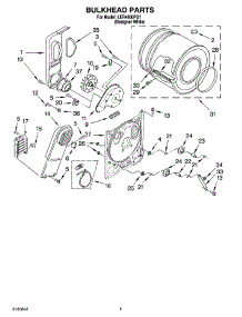 03 - Bulkhead Parts, Optional Parts (Not Included) parts for Whirlpool Dryer LER4600PQ1 from AppliancePartsPros.com