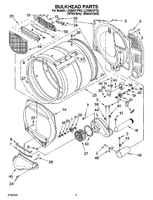 03 - Bulkhead Parts parts for Whirlpool Dryer LGQ8621PW3 from AppliancePartsPros.com