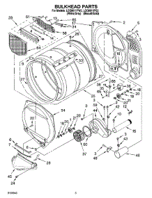 03 - Bulkhead Parts parts for Whirlpool Dryer LGQ8611PW3 from AppliancePartsPros.com