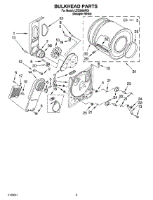 03 - Bulkhead Parts, Optional Parts (Not Included) parts for Whirlpool Dryer LEC5000PQ1 from AppliancePartsPros.com