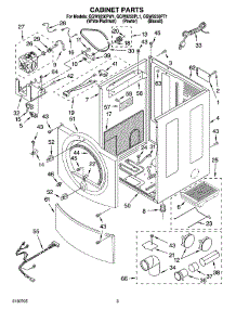02 - Cabinet Parts parts for Whirlpool Dryer GGW9250PW1 from AppliancePartsPros.com