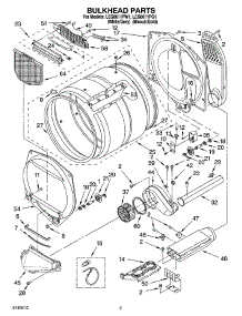 03 - Bulkhead Parts, Optional Parts (Not Included) parts for Whirlpool Dryer LEQ8611PW1 from AppliancePartsPros.com