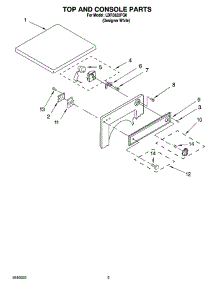 03 - Top And Console Parts, Optional Parts (Not Included) parts for Whirlpool Dryer LDR3822PQ0 from AppliancePartsPros.com