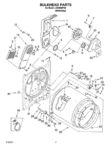 03 - Bulkhead Parts, Optional Parts (Not Included) parts for Whirlpool Dryer LEC9000PW0 from AppliancePartsPros.com