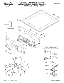 GGW9250PW0 Whirlpool Dryer Parts &amp; Free Repair Help 