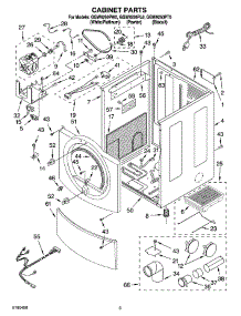 GGW9250PW0 Whirlpool Dryer Parts &amp; Free Repair Help 
