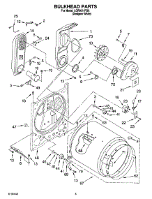 03 - Bulkhead Parts parts for Whirlpool Dryer LGR6611PQ0 from AppliancePartsPros.com