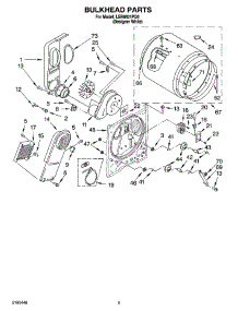 03 - Bulkhead Parts parts for Whirlpool Dryer LER6621PQ0 from AppliancePartsPros.com